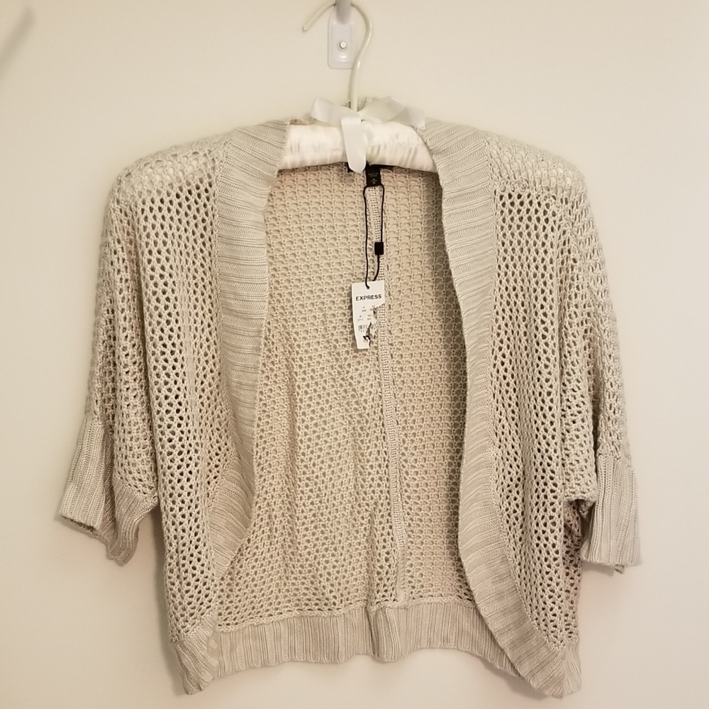 NWT Express crochet shrug sweater bolero - M